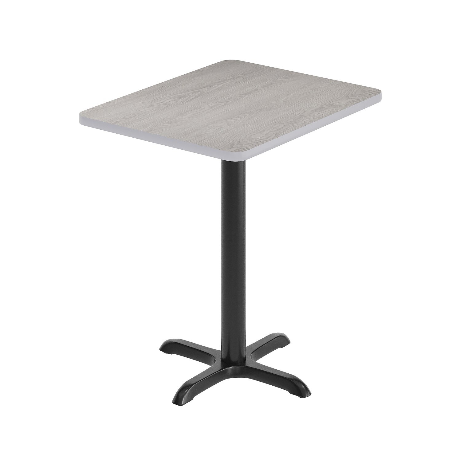 Flash Furniture Graniss Laminate Dining Table with X Base, 30D x 24W, Gray (XUGY2430T2222)