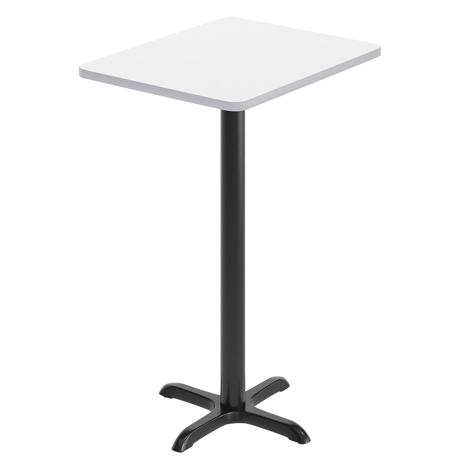 Flash Furniture Stiles Laminate Dining Table with X Base, 30D x 24W, White (XUWH2430T2222B)