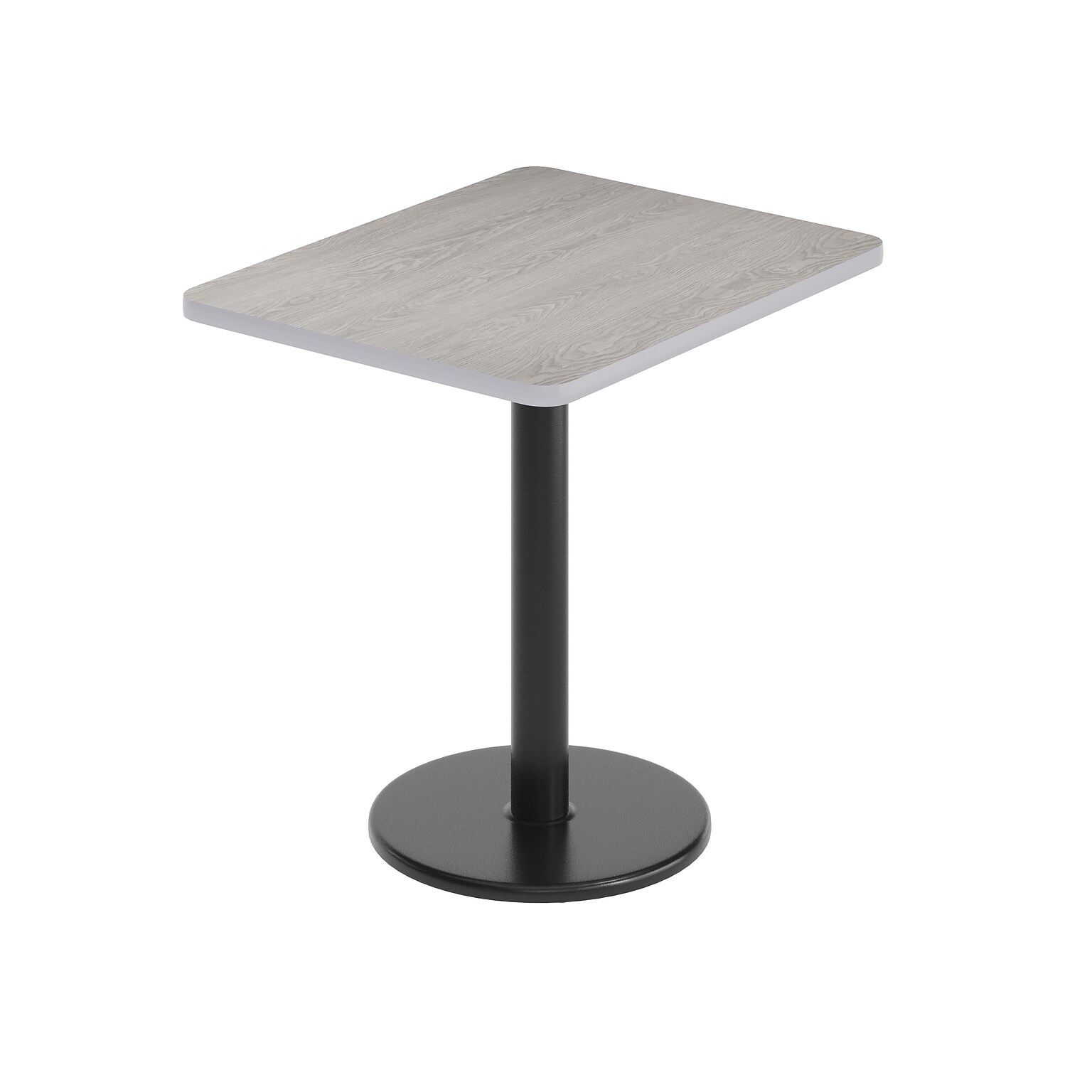 Flash Furniture Graniss Laminate Dining Table with Round Base, 30D x 24W, Gray (XUGY2430TR18)