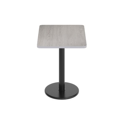 Flash Furniture Graniss Laminate Dining Table with Round Base, 30"D x 24"W, Gray (XUGY2430TR18)