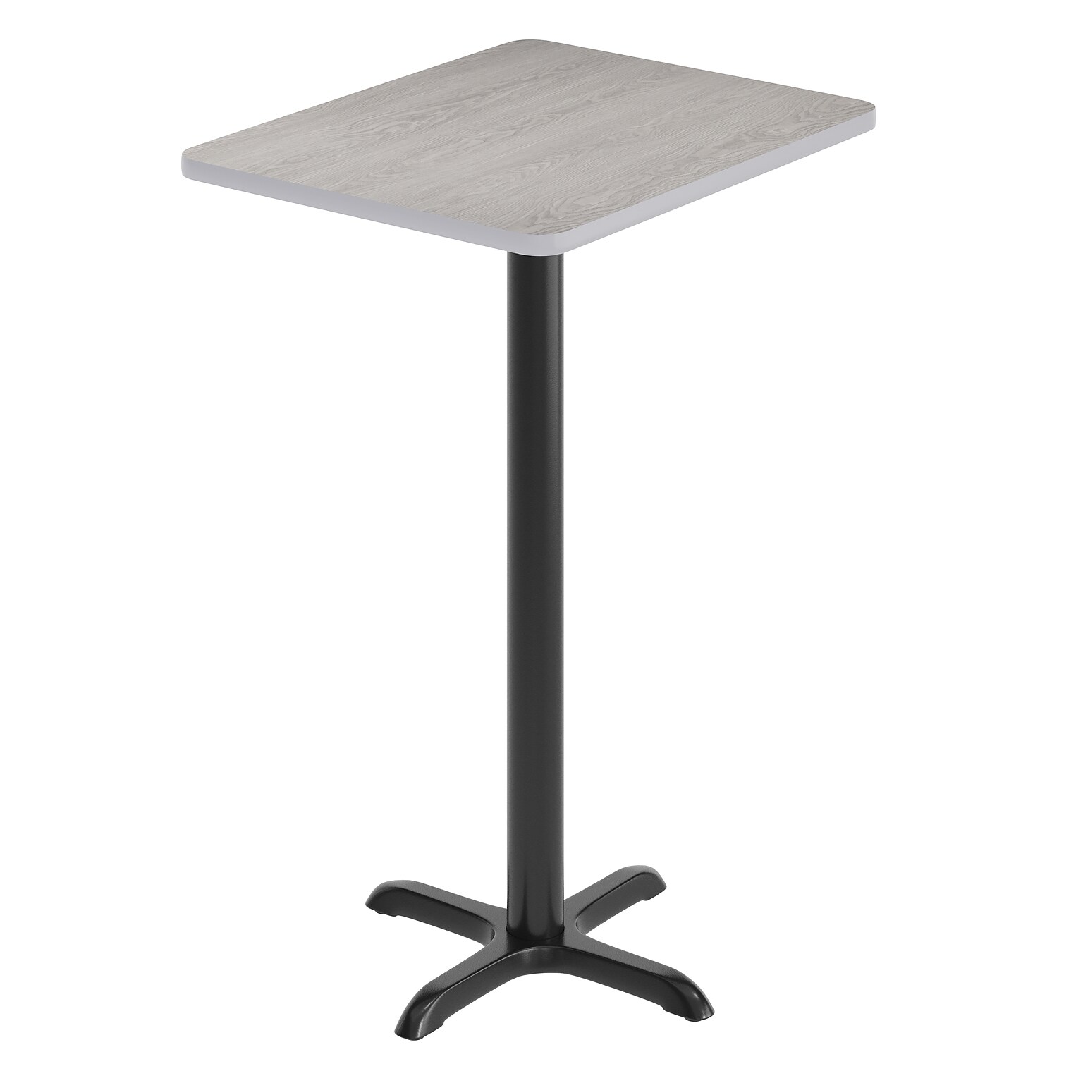 Flash Furniture Stiles Laminate Dining Table with X Base, 30D x 24W, Gray (XUGY2430T2222B)