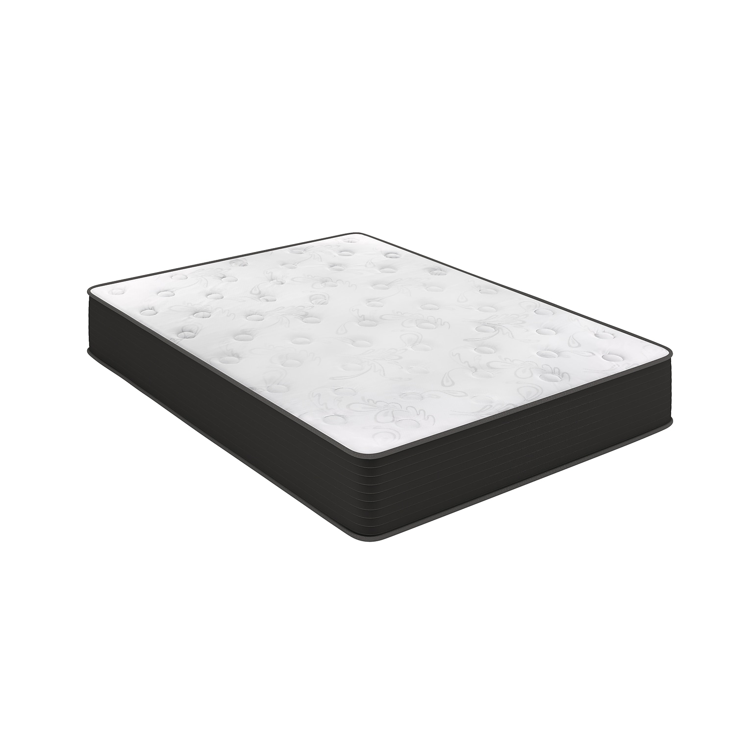 Flash Furniture Dream 10 Pocket Spring Hybrid Mattress, Full Mattress in a Box (BSE230PRF10CBK)