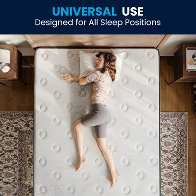 Flash Furniture Dream 10" Pocket Spring Hybrid Mattress, Queen Mattress in a Box (BSE230PRQ10CBK)