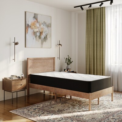 Flash Furniture Dream 10 Pocket Spring Hybrid Mattress, Twin Mattress in a Box (BSE230PRT10CBK)