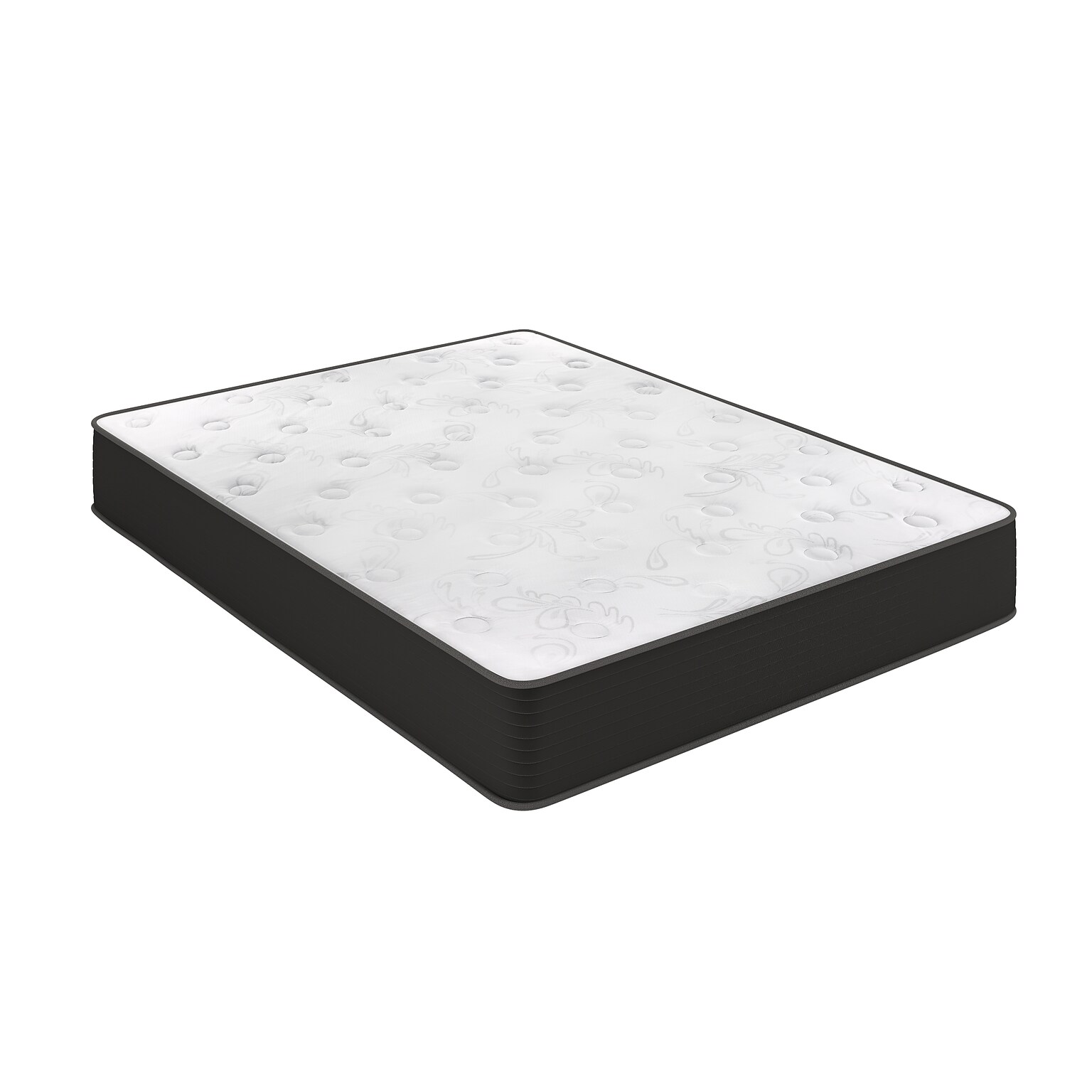 Flash Furniture Dream 10 Pocket Spring Hybrid Mattress, Queen Mattress in a Box (BSE230PRQ10CBK)