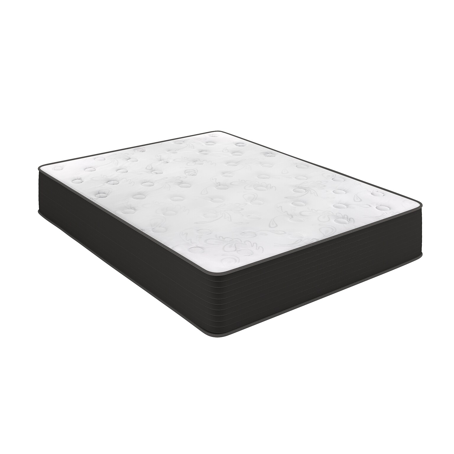 Flash Furniture Dream 12 Pocket Spring Hybrid Mattress, Queen Mattress in a Box (BSE230PRQ12CBK)