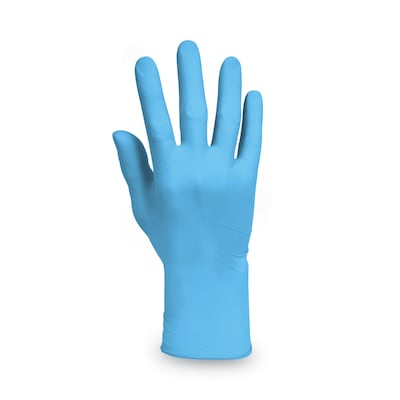 KleenGuard G10 Comfort Plus Blue Nitrile Gloves, Small, Powder Free, Light Blue (ANS54186)