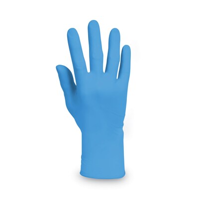 KleenGuard G10 2Pro Powder Free Nitrile Industrial Gloves, Latex Free, Large, Blue, 100 Gloves/Box, 10 Boxes/Carton (ANS54423CT)