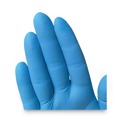 KleenGuard G10 2Pro Powder Free Nitrile Industrial Gloves, Latex Free, Large, Blue, 100 Gloves/Box, 10 Boxes/Carton (ANS54423CT)