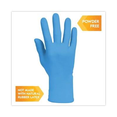 KleenGuard G10 2Pro Powder Free Nitrile Industrial Gloves, Latex Free, XL, Blue, 900/Carton (ANS54424CT)