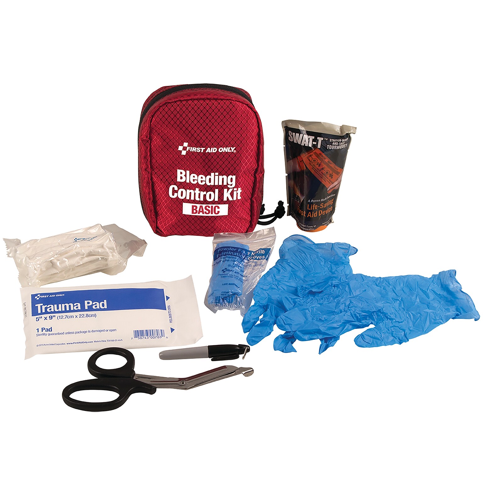First Aid Only Basic Bleeding Control Kit (91061)