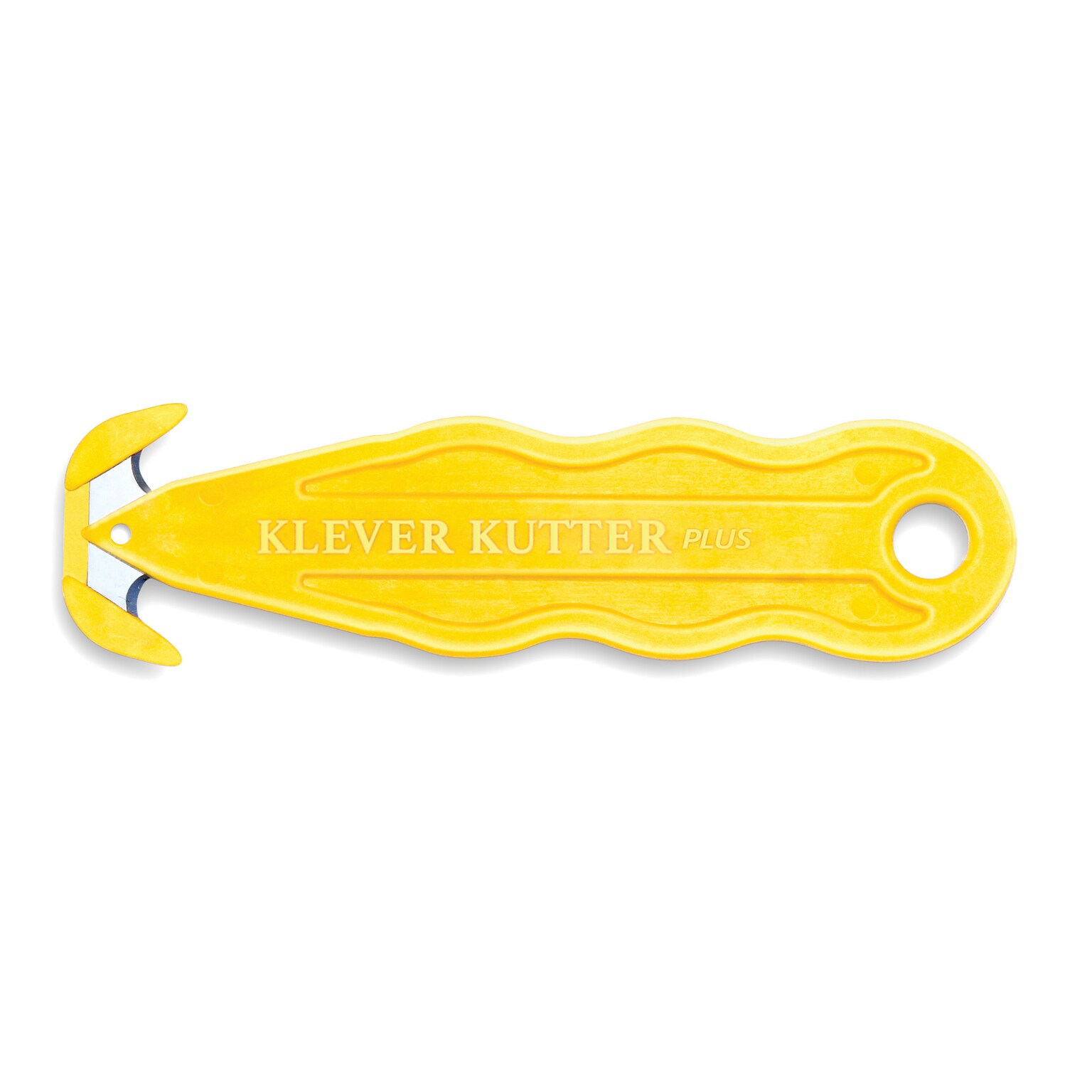 Klever Kutter PLUS, 5-1/4 Safety Cutter, Yellow, 10/Pack (PLS-100Y)