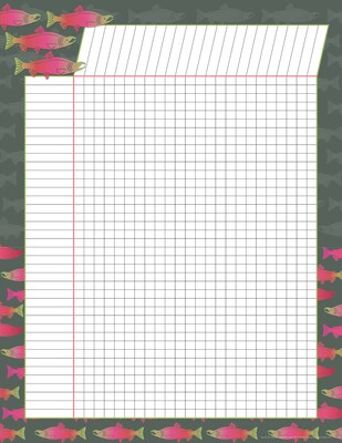 Barker Creek Sea & Sky Incentive Chart Set, 17" x 22", Multicolored, 4/Set (500)
