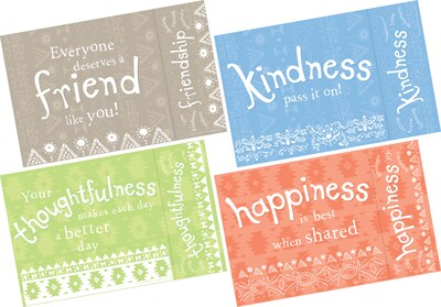 Barker Creek Celebrate Thoughtfulness Award & Bookmark Set, Multi Color, 120/Set (BCP3866)