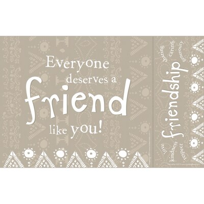 Barker Creek Friendship Awards & Bookmarks Set, 8.5 x 5.5”, Multicolored, 30/Pack (BC434)