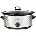 Brentwood 7 Quarts Slow Cooker, Silver (BTWSC157S)