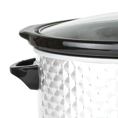 Brentwood Appliances 7-Quart Slow Cooker, Pearl White (SC-157W)