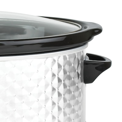 Brentwood Appliances 7-Quart Slow Cooker, Pearl White (SC-157W)