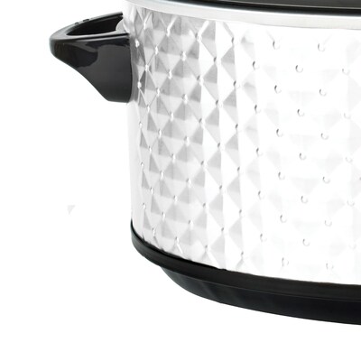 Brentwood Appliances 7-Quart Slow Cooker, Pearl White (SC-157W)