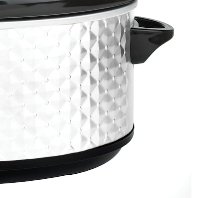 Brentwood Appliances 7-Quart Slow Cooker, Pearl White (SC-157W)