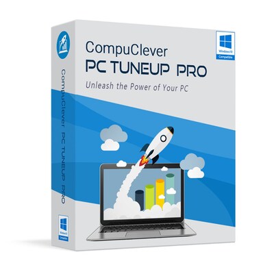 CompuClever PC TuneUp Pro Lifetime License for 5 Users, Windows, Download (CCPCTUP-5-UL)