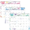 AT-A-GLANCE® Watercolors Wall Calendar, 12 Months, January Start, 15 x 12, Wirebound (PM91-707-19)