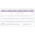 AT-A-GLANCE® 3-Month Reference Horizontal Wall Calendar, 15 Months, December Start, 23 1/2 x 12, Wirebound (PM14-28-19)