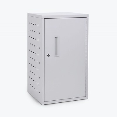 Luxor 16  Vertical Wall/ Desk Charging Box, Gray (LLTMWV16-G)