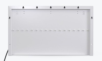 Luxor 16 Tablet Wall Charging Box, Gray (LLTMW16-G)