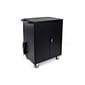 Luxor 32 Laptop Chromebook Charging Cart, Black (LLTP32-B)