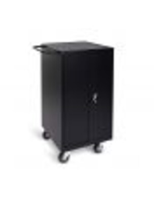 Luxor 18 Laptop Chromebook Charging Cart, Black (LLTP18-B)