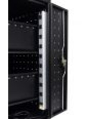 Luxor 18 Laptop Chromebook Charging Cart, Black (LLTP18-B)