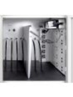 Luxor 12 Tablet Vertical Wall Charging Box, Gray (LLTMWV12-G)