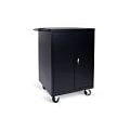 Luxor 24 Laptop/Chromebook Charging Cart, Black (LLTP24-B)