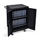 Luxor 24 Laptop/Chromebook Charging Cart, Black (LLTP24-B)