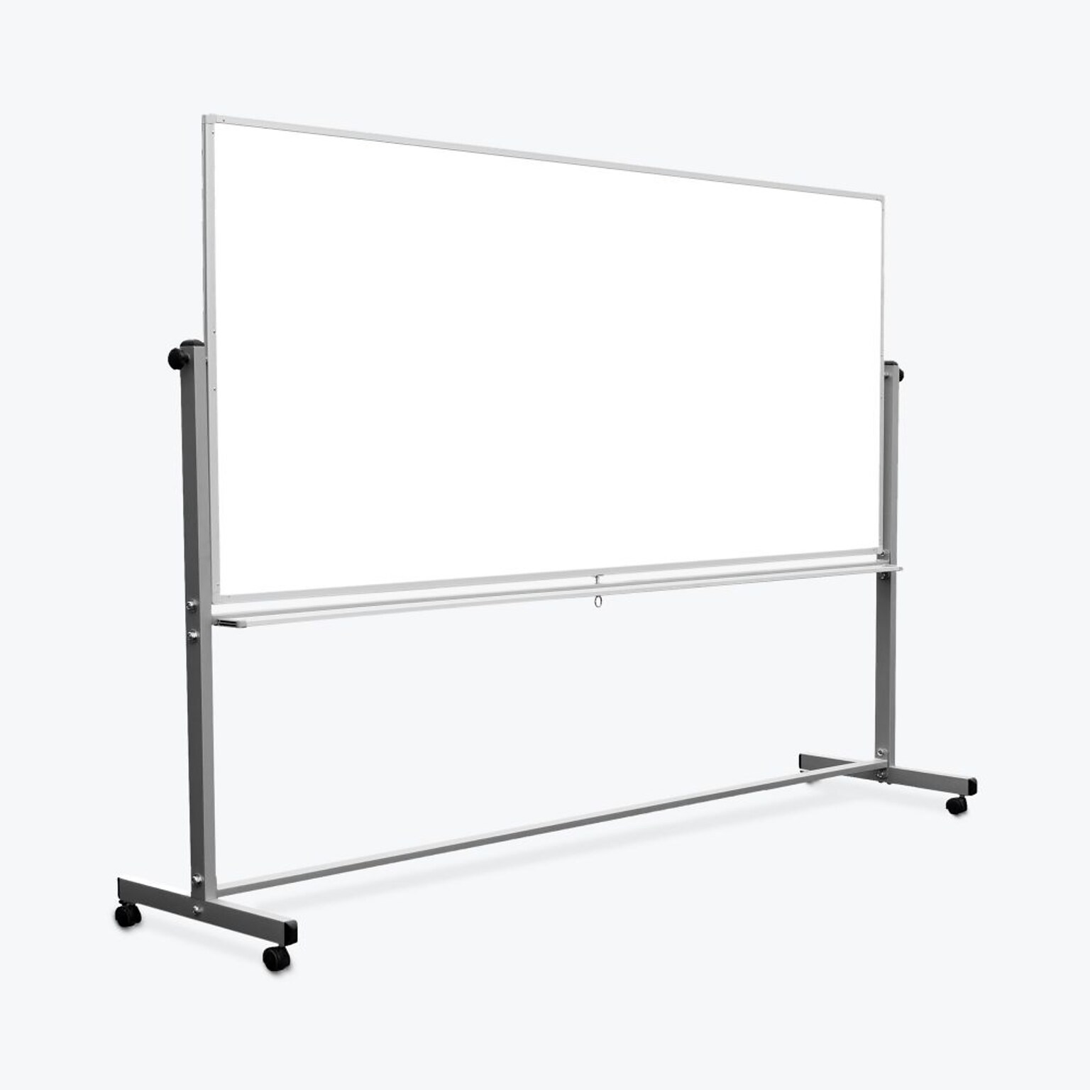 Luxor Steel Double Sided Dry Erase Whiteboard, Aluminum, 96 x 40 (MB9640WW)