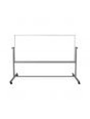 Luxor Steel Double Sided Dry Erase Whiteboard, Aluminum, 96 x 40 (MB9640WW)