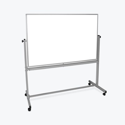 Luxor Double Sided Magnetic Whiteboard, Aluminum, 60x40 (MB6040WW)