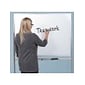 Luxor Double Sided Mobile Magnetic Glass Marker Board, Aluminum, 48x36 (MMGB4836)