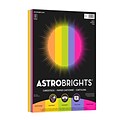 Astrobrights Colored 65 lb. Cardstock Paper, 8.5 x 11, Assorted Colors, 50 Sheets/Pack (91248)