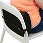 Mind Reader Memory Foam Lumbar Support Back Cushion, Black (BACKFOAM-BLK)