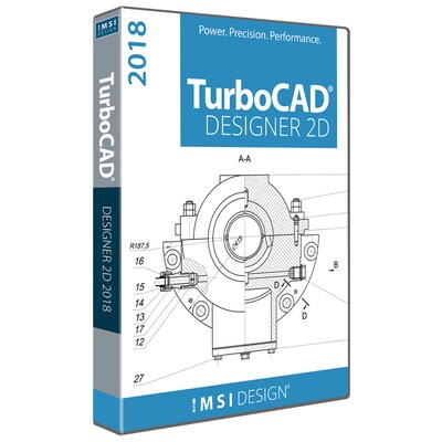 IMSI TurboCAD TurboCAD Designer 2018 for 1 User, Windows, Download (00TDE525XX)