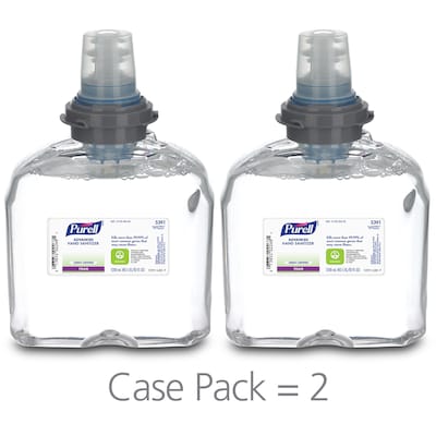 Purell Advanced Foaming Hand Sanitizer Refill for TFX Dispenser, 1200 mL, 2/CT (5391-02)