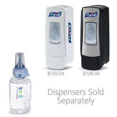 Purell Advanced Gel Hand Sanitizer Refill for ADX Dispenser, 700 mL., 4/Carton (8703-04)