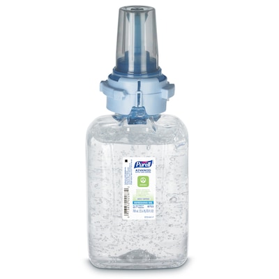 Purell Advanced Gel Hand Sanitizer Refill for ADX Dispenser, 700 mL., 4/Carton (8703-04)