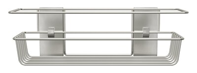 Command™ Shower Caddy, Satin Nickel, 1 Caddy, 1 Prep Wipe, 4 Large  Water-Resistant Strips/Pack (BATH31-SN-ES)