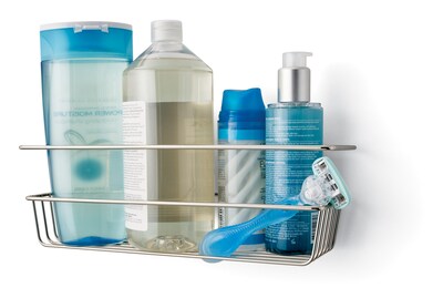 Command Corner Caddy with Water-Resistant Strips, 1 Caddy with 4 Mounting  Bases and 4 Command Strips, Bathroom Organizer for Bathroom Decor