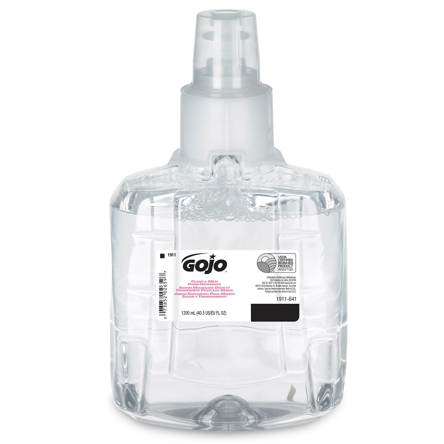 GOJO Foaming Hand Soap Refill, 40.5 oz., 2/Carton (1911-02)