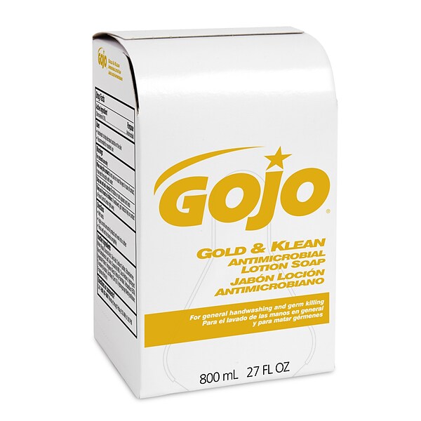 GOJO Gold & Klean Lotion Soap Refill, Fresh Balsam Scent, 27 oz. (9127-12)