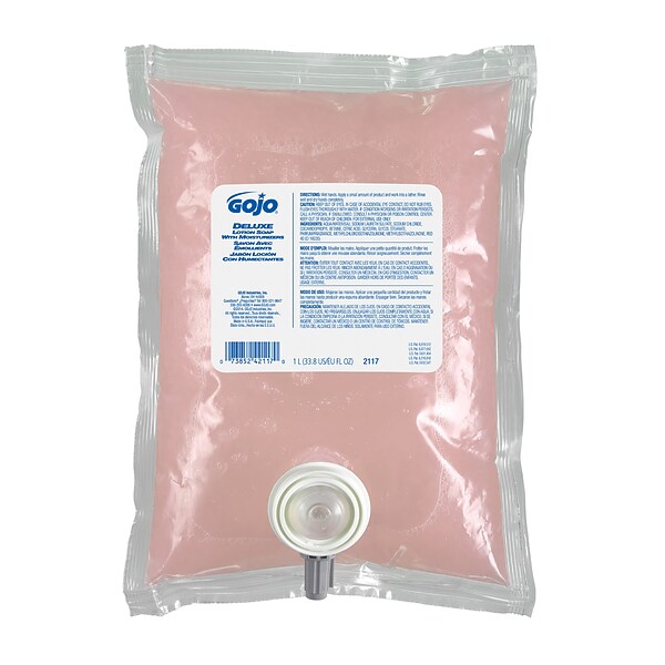 GOJO Liquid Hand Soap Refill for NXT Dispenser, Floral Scent, 33.8 oz